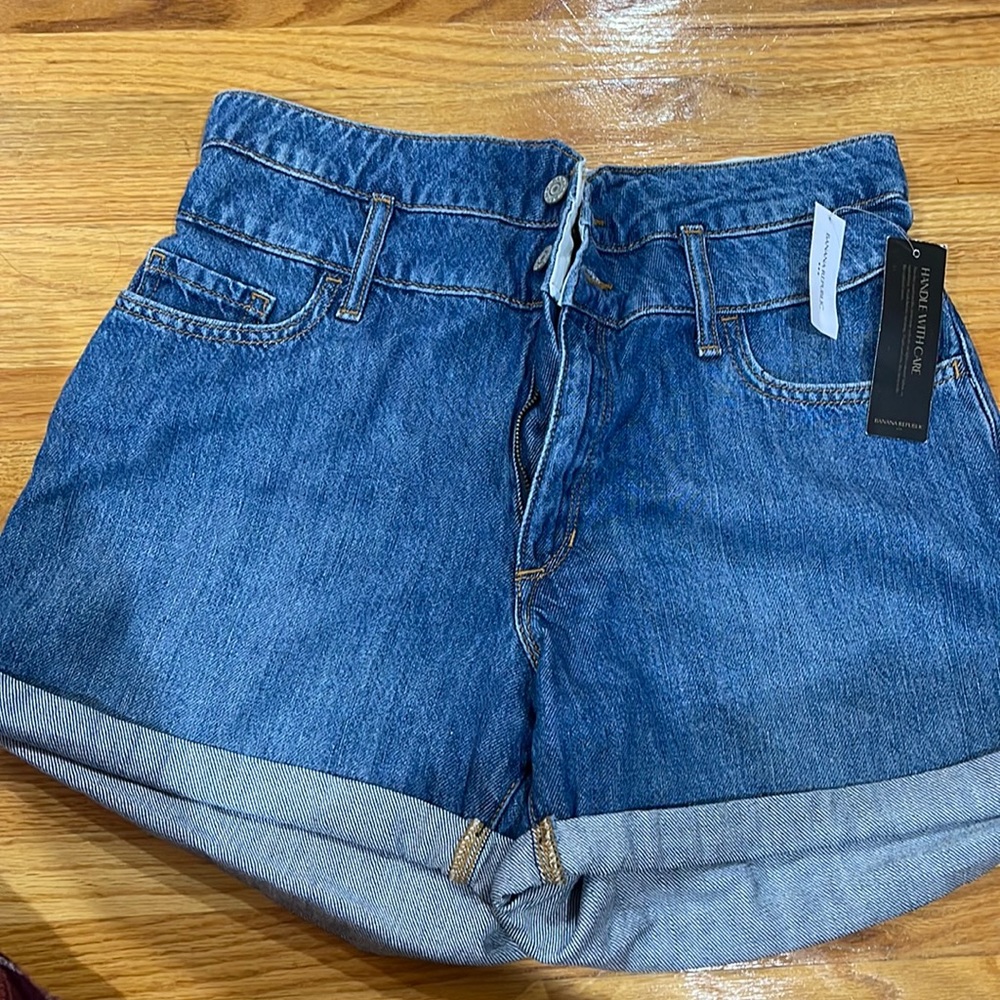 Brand new never worn summer jean shorts, high waisted